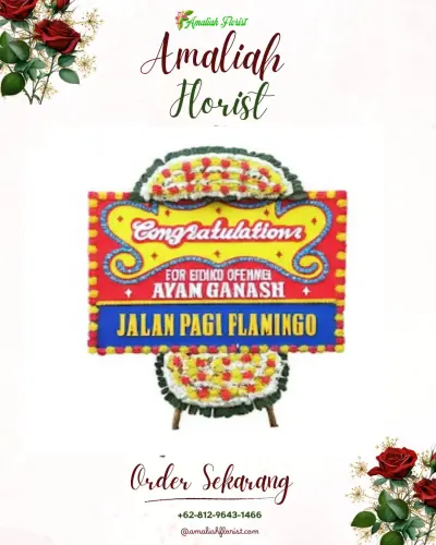 Bunga Papan Congratulation di Bandungan